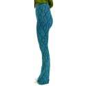 Dairesy pantalone flare in misto viscosa a fantasia ss24d0354 [21c53ae1]