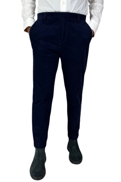 Markup pantalone cropped in velluto a costine carrot mk595138 — 805219040068008_2