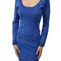 Influencer miniabito aderente scollo a u j6810 [18a026d7]