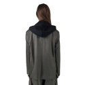 Celye giacca monopetto in misto viscosa con cappuccio fw24c0510 [de282384]
