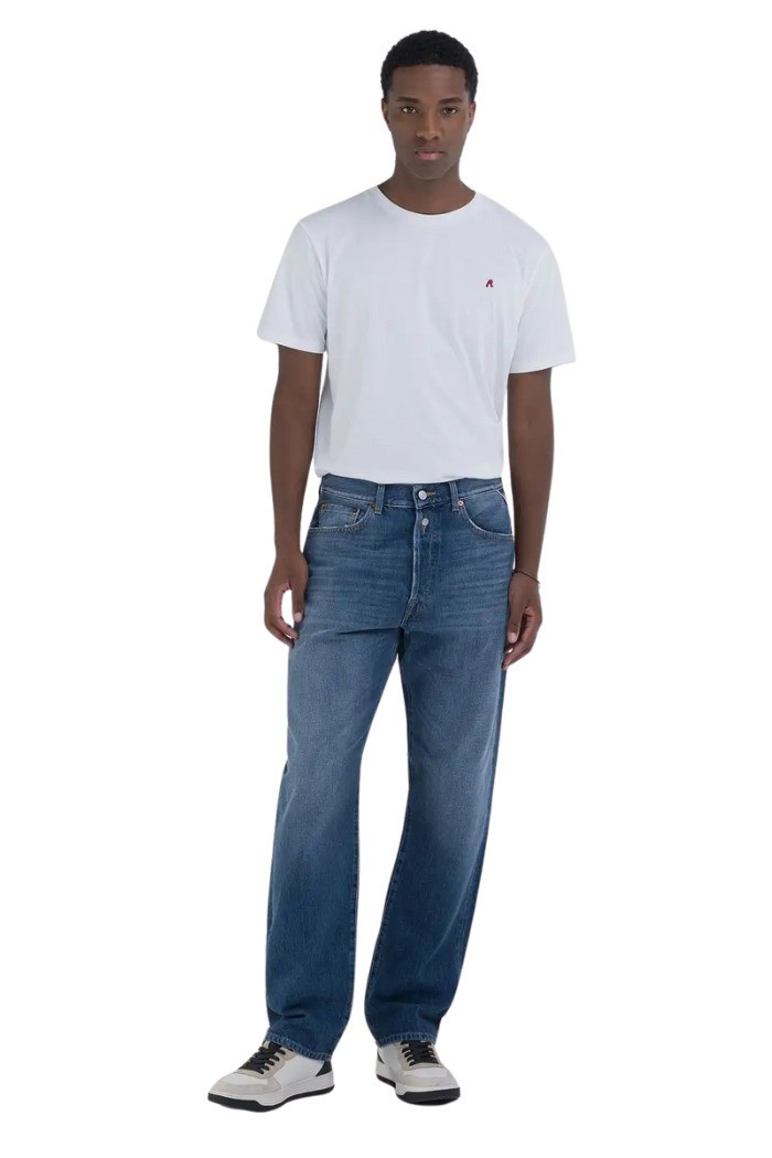 Replay jeans 5 tasche straight fit M9zero1 m9z1.000.800.721 [1bfa9043]