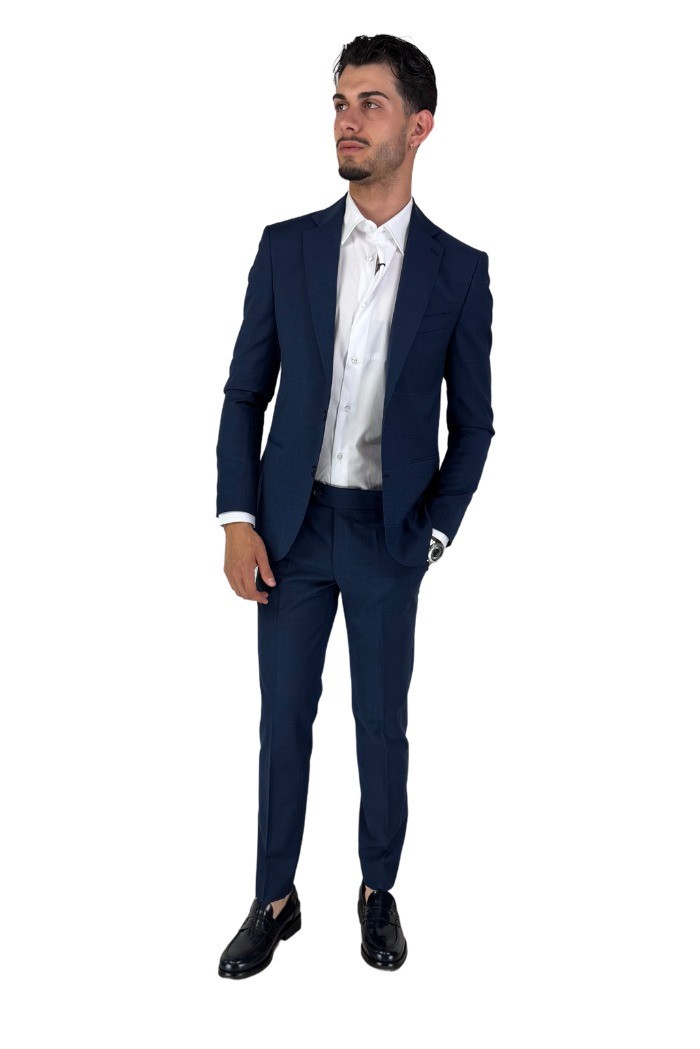 Privat Fashion abito monopetto da uomo a quadri Polinesia-ab7250/q [6ca98b5e]