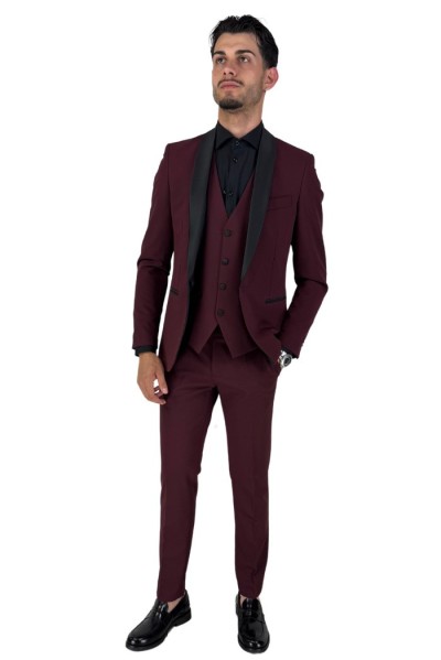 Privat Fashion abito monopetto con dettagli in raso Teneriferaso ab-212 [b8f099c6]