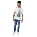 Guy t-shirt da uomo in jersey di cotone con stampa Cabrio953-jr m48850 [d1312af6]