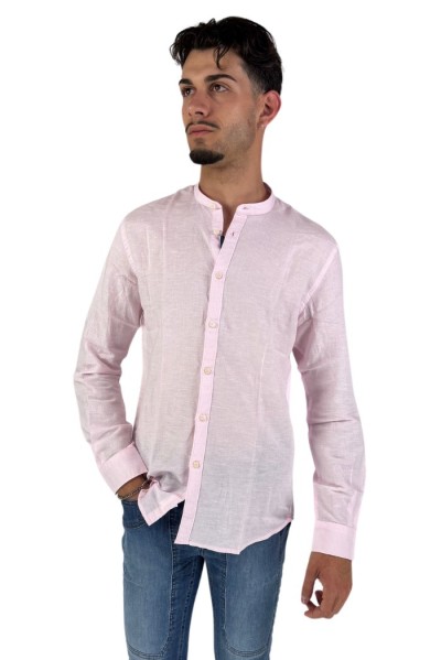 Philotinto camicia coreana in lino e cotone Lincot32 pd 25s19ca — 805219040074653_5