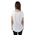 Fresh Flower t-shirt lunga con borchiette fd257 [1331b197]