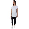 Fresh Flower t-shirt lunga con borchiette fd257 [1661f689]