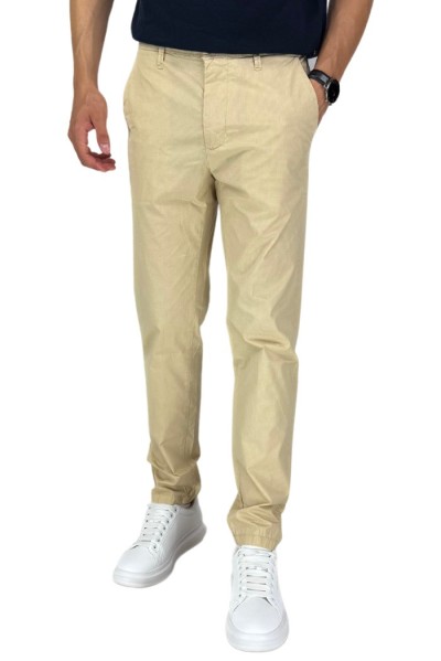 Squad2 pantalone chino in cotone microlavorato Cuba 225018 [32ab42f3]
