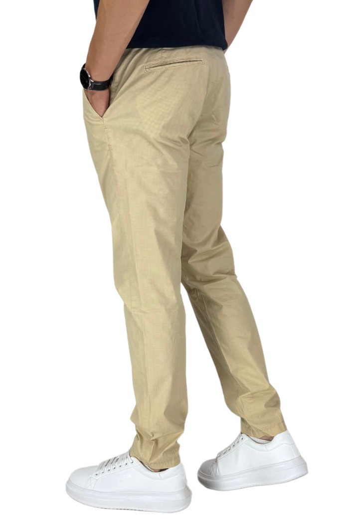 Squad2 pantalone chino in cotone microlavorato Cuba 225018 [eb8d01fe]