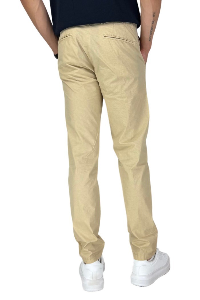Squad2 pantalone chino in cotone microlavorato Cuba 225018 [5c90c0fa]