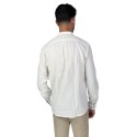 Philotinto camicia coreana in misto lino e cotone 25s01ca Lincot360 barre [8eab8bf2]