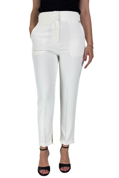 Markup pantalone slim fit in cady a tinta unita mw865142 — 805219040073945_1