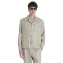 Antony Morato camicia regular in misto lino Melbourne mmsl00756-fa800126 [14b6673e]