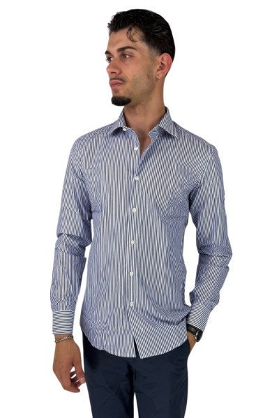 Filippo Gelsi camicia da uomo a righe in cotone 1203f1 — 805219040074695_1