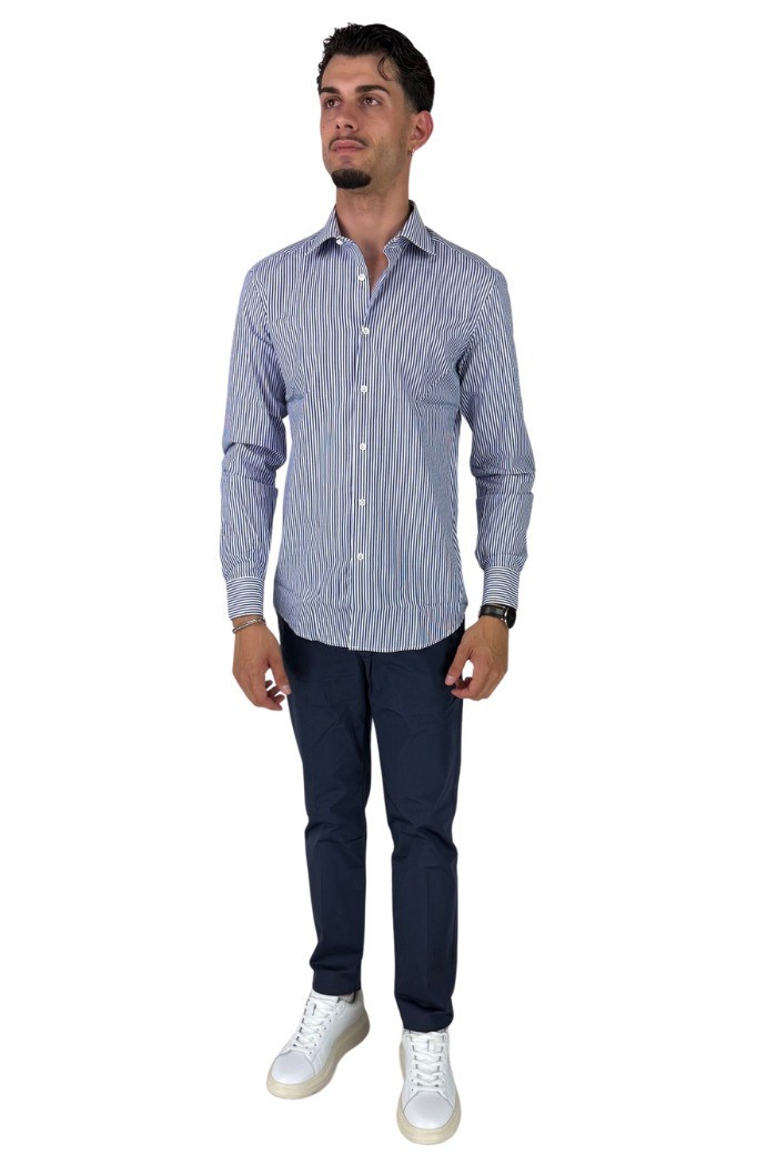 Filippo Gelsi camicia da uomo a righe in cotone 1203f1 [d1ef249f]