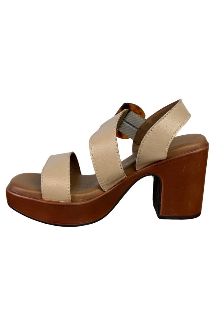 MNG Collection sandalo allacciato in pelle con tacco alto 9354 [d2f9e372]