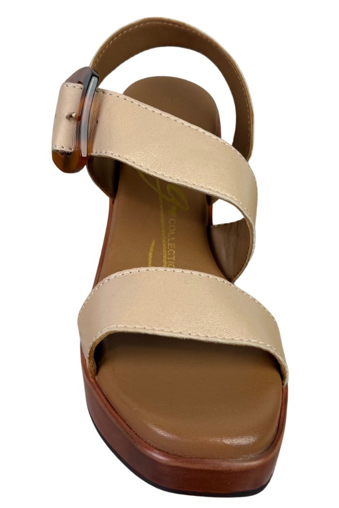 MNG Collection sandalo allacciato in pelle con tacco alto 9354 [65e42276]