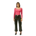Influencer maglia a costine con scollo a cuore j6497 [45803eda]