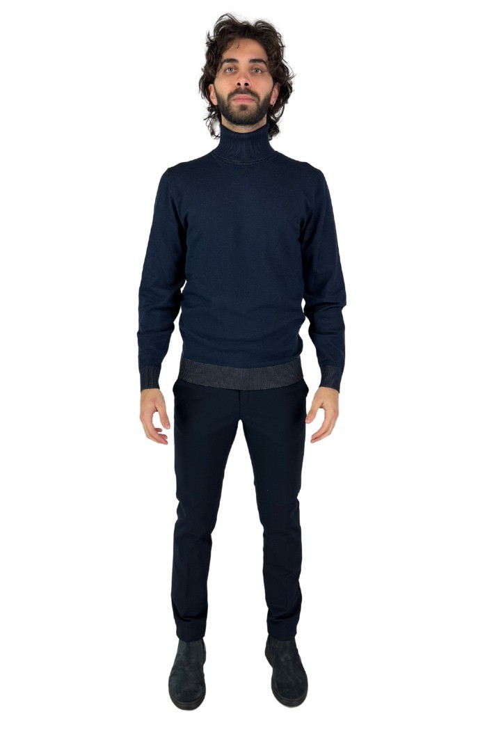 Nerovago dolcevita vanisè con toppe 730067 [517976e4]