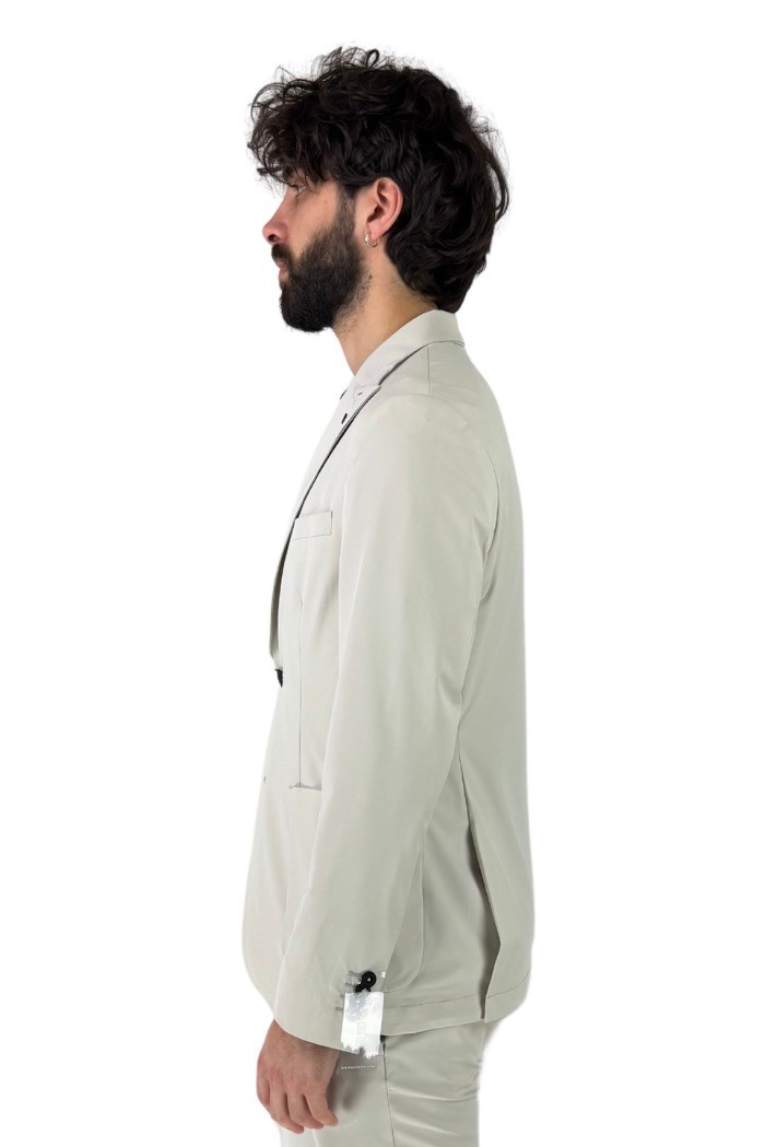 Markup blazer monopetto in tessuto tecnico mk896156 [47ab4e8e]