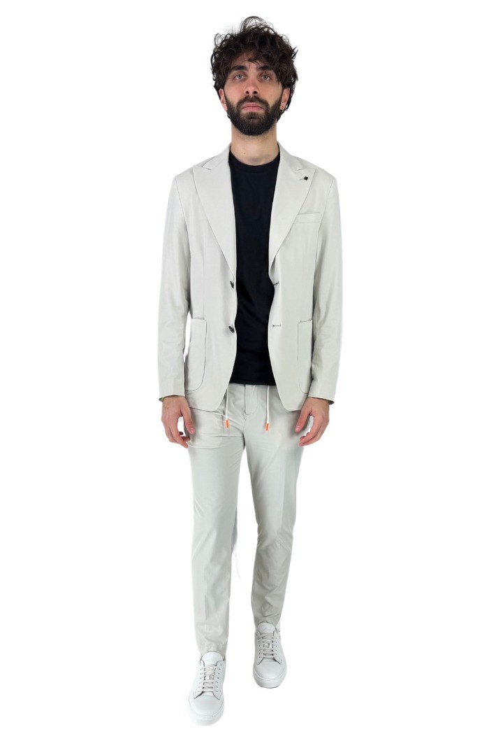 Markup blazer monopetto in tessuto tecnico mk896156 [f5e6c894]