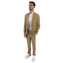 Privat Fashion abito monopetto da uomo in misto lino Canarie-ab812 [0487d214]