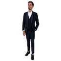 Privat Fashion abito monopetto con dettagli in raso Teneriferaso ab-212 [3105f0c4]