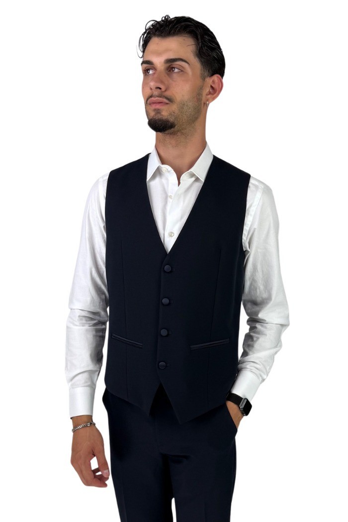 Privat Fashion abito monopetto con dettagli in raso Teneriferaso ab-212 [5a6e35d3]