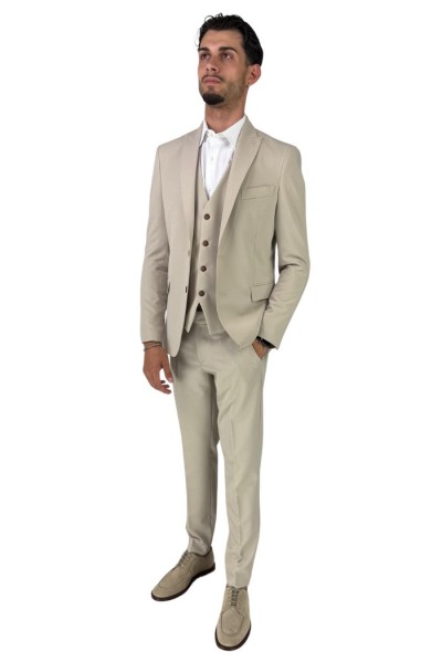 Privat Fashion abito da uomo in misto viscosa con gilet Tenerife-ab7211 [f5c4100f]