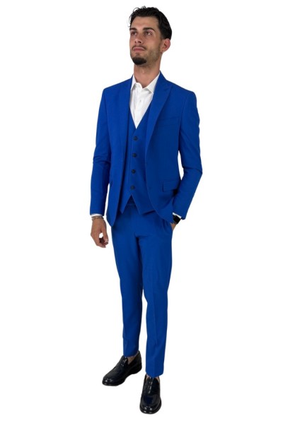Privat Fashion abito da uomo in misto viscosa con gilet Tenerife-ab7211 — 805219040072959_2