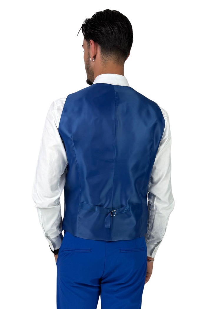 Privat Fashion abito da uomo in misto viscosa con gilet Tenerife-ab7211 [e14ae497]