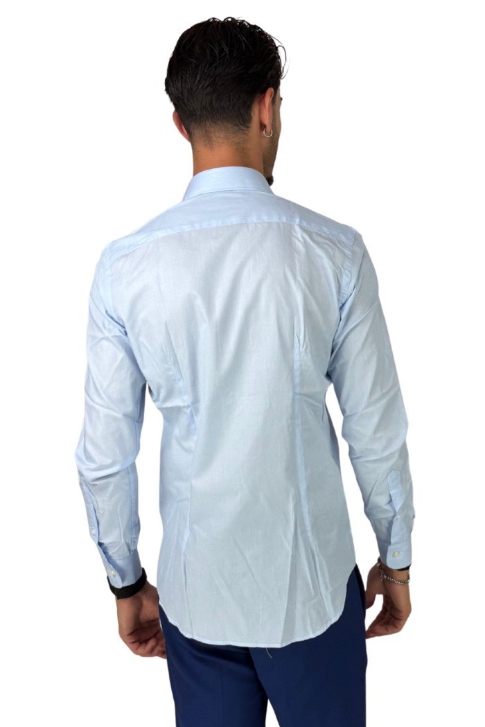 Filippo Gelsi camicia da uomo in cotone a microfantasia 1193F1 [ccc2e308]