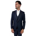 Privat Fashion abito da uomo in misto viscosa con gilet Santoriniraso Ab232/3p [df041d73]