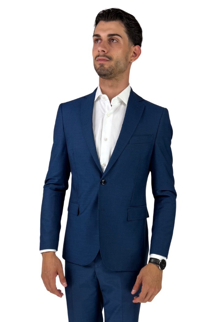 Privat Fashion abito monopetto da uomo in poliviscosa Myconos-ab7205 [bdb19294]