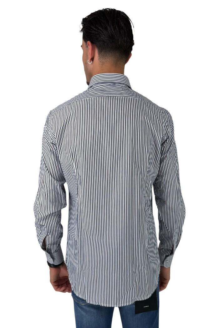 Paul Matthew camicia rigata in cotone cf11-1715 [a9586900]