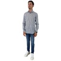 Paul Matthew camicia rigata in cotone cf11-1715 [ac082e1e]