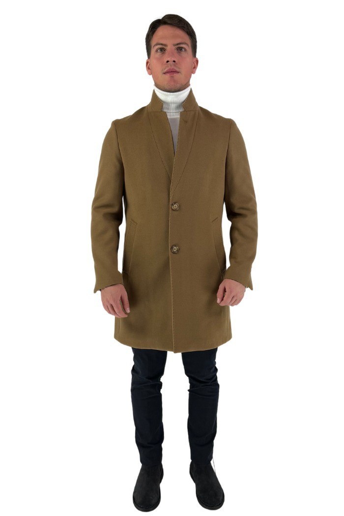 Privat Fashion cappotto monopetto in poliviscosa Morf-mcp738 [d22b47ec]