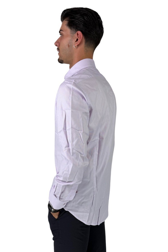 Paul Matthew camicia da uomo microlavorata in cotone ci2-1324 [c1dacd7b]