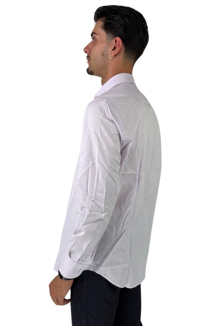 Paul Matthew camicia in cotone con collo francese cf11-1612 [01dfa893]
