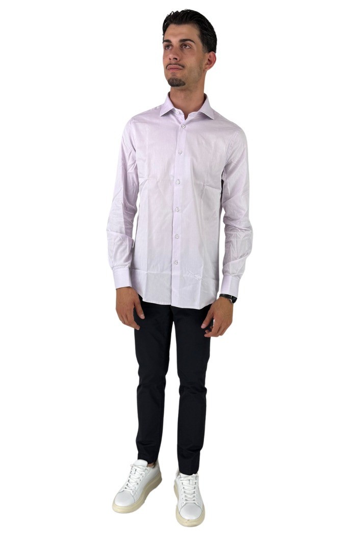 Paul Matthew camicia in cotone con collo francese cf11-1612 [b3922e89]