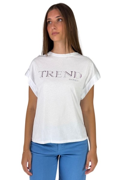 Dairesy t-shirt girocollo in jersey di cotone ss24d0445 — 805219040075016_1