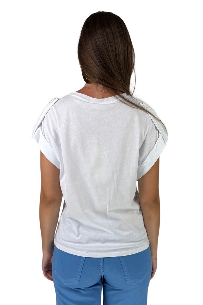 Dairesy t-shirt girocollo in jersey di cotone ss24d0445 [4cb09df6]