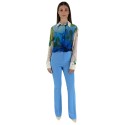 Dairesy pantalone flare in morbido tessuto stretch ss24d0387 [a67d55ab]