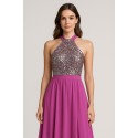 Dairesy abito lungo con corpetto paillettes multicolor ss24d0470 [a6785e79]