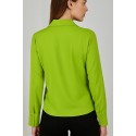 Dairesy blusa in tessuto fluido con dettaglio gioiello ss24d0414 [c32a68fc]