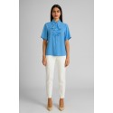Dairesy blusa in tessuto fluido con rouches ss24d0412 [e28a8a4a]