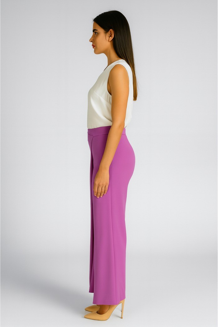 Dairesy pantalone palazzo con ciappa ss24d0467 [ac23801a]