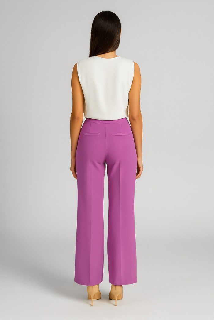 Dairesy pantalone palazzo con ciappa ss24d0467 [1b3e411e]