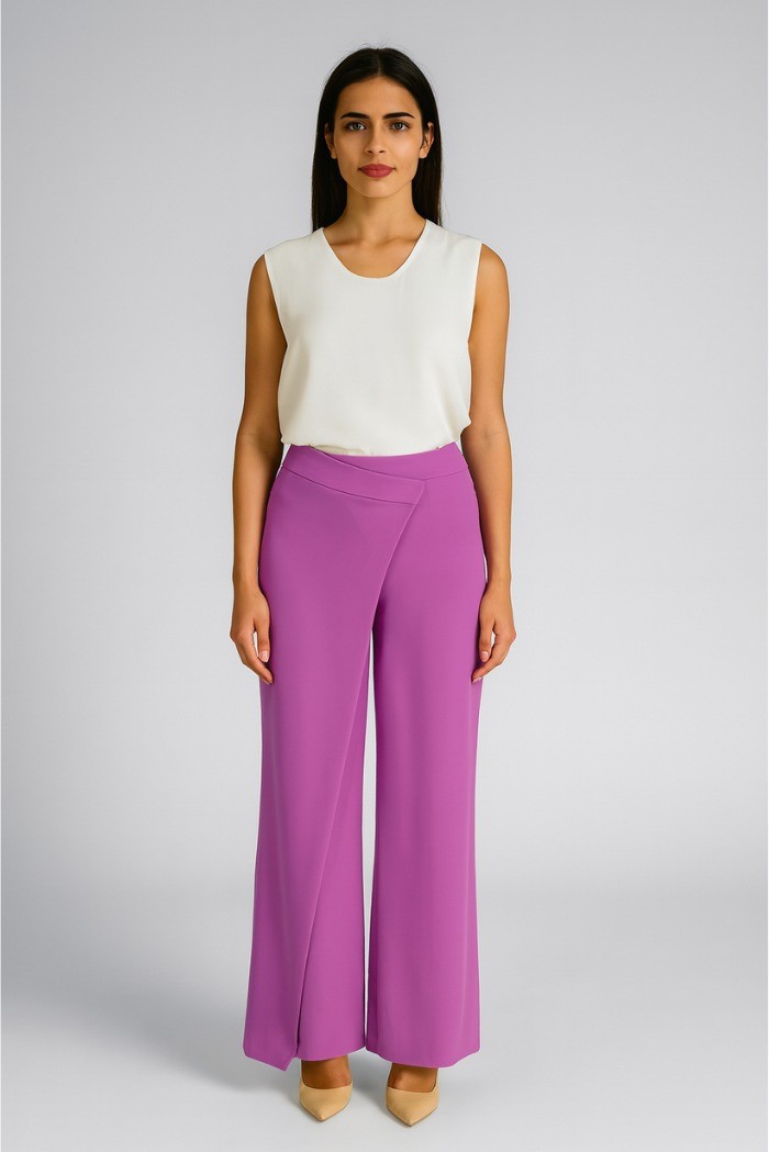 Dairesy pantalone palazzo con ciappa ss24d0467 [1e6e0600]