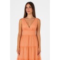 Dairesy abito in glitter scollo a v ss24d0435 [bee89cd9]